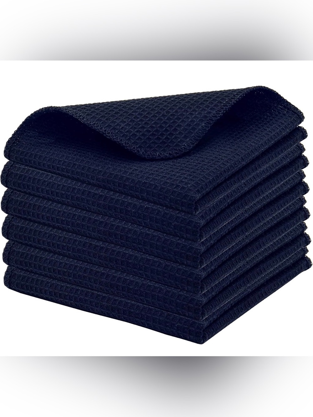 Kitchen Navy Blue Dish Cloth 6-Pack